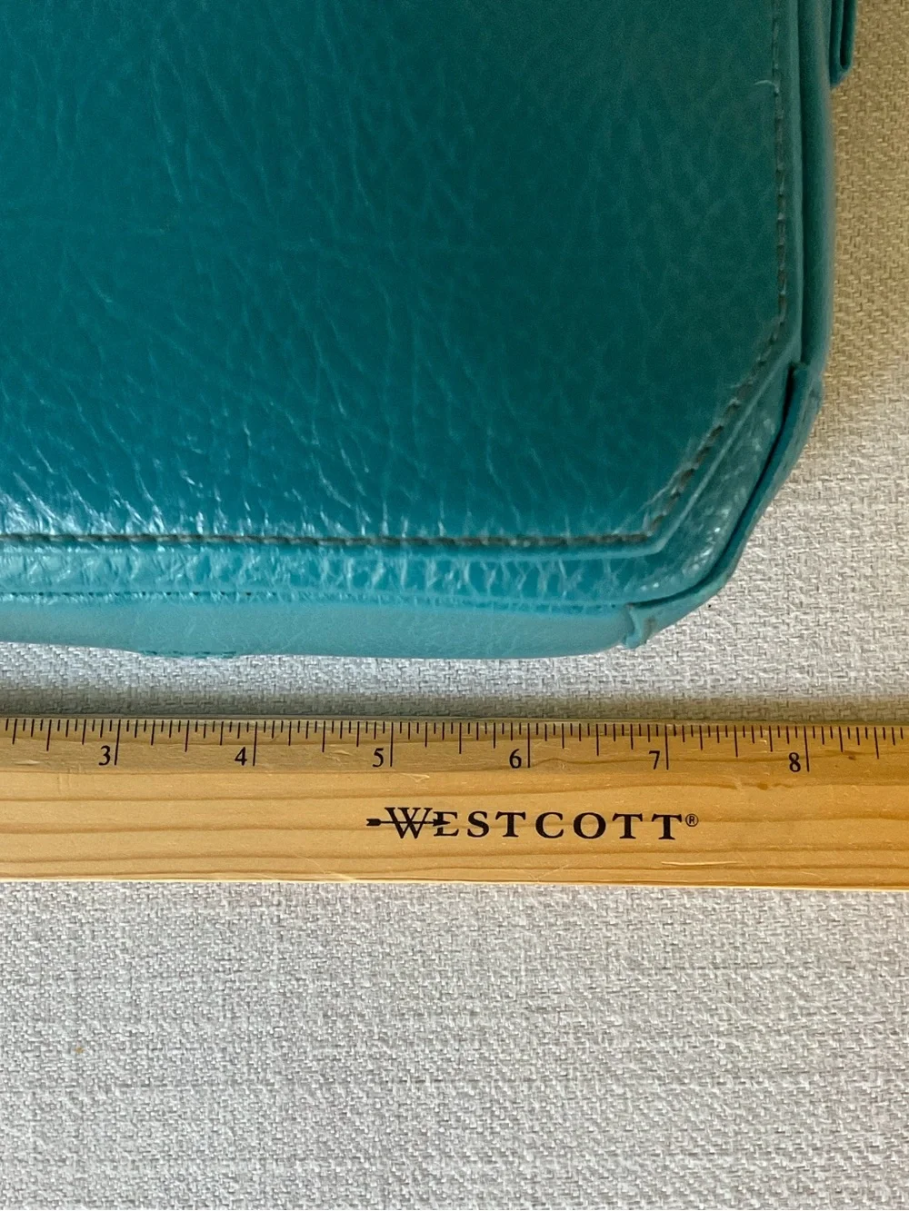 Matt & Nat Teal Vegan Leather Zip-Lid Bucket Crossbody Bag